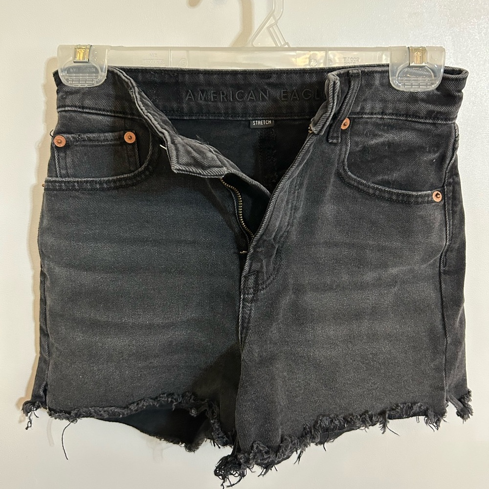 AE denim shorts